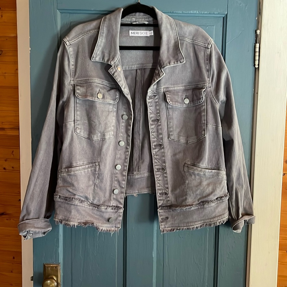 EUC grey jean jacket